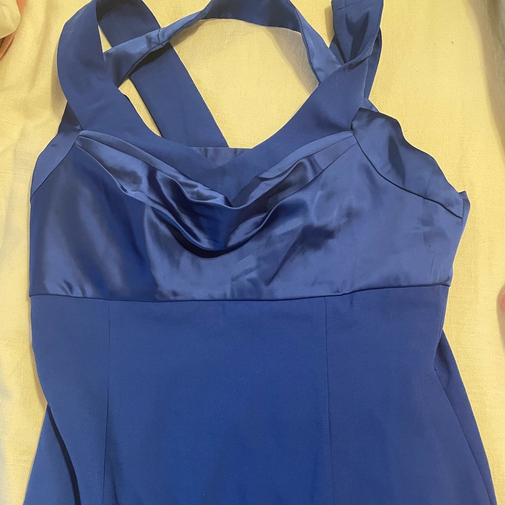 Royal blue dress
